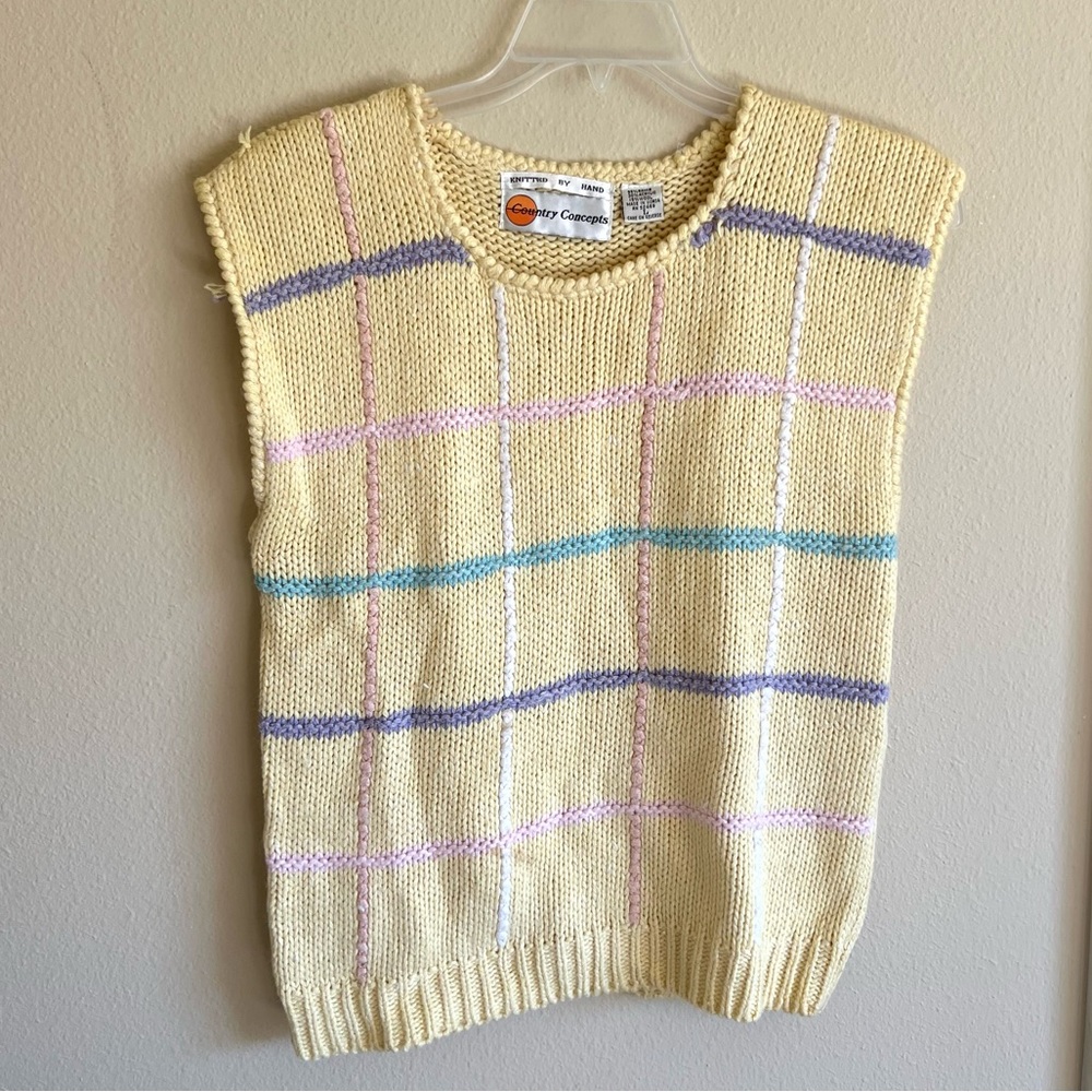 Vintage Sweater Vest/ Size L